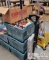 3 Totes of Cleaning Supplies, Laundry Detergent, Vacuums, Swiffers, Mop and Bucket