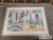 2Pcs Tiffany Tabler Artwork Framed Together