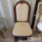 Wooden cushioned chair