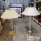 (2) Glass lamps with shades