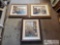 (3) Framed Art Work Peices of Canals