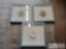 (3) Framed Flower Wall Decor