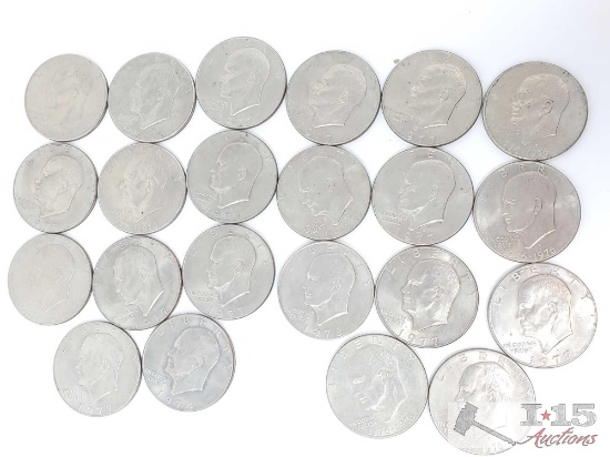 22 Eisenhower Dollars