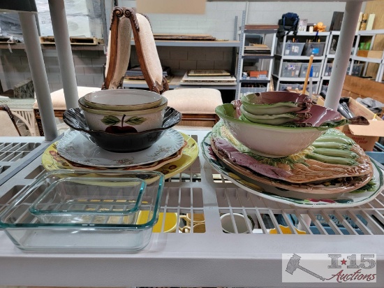 Pyrex, Platters, and Bowls