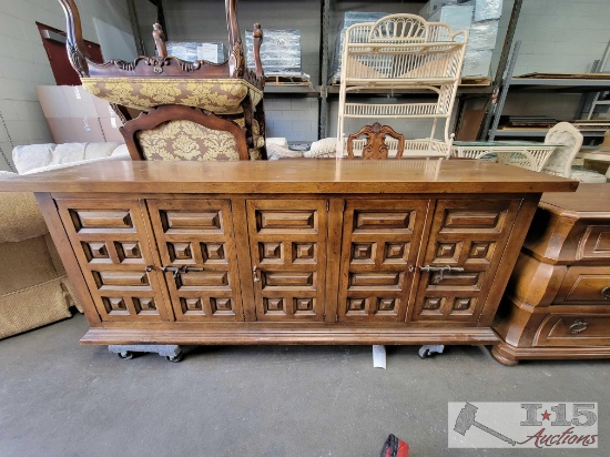 1960s Drexel Et Cetera Five Door Credenza