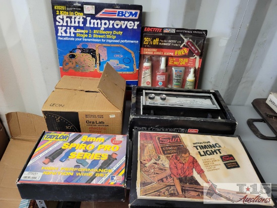 Car Tuning Equipment, Elecric Timer, Loctite and Permatex Maintenance Products