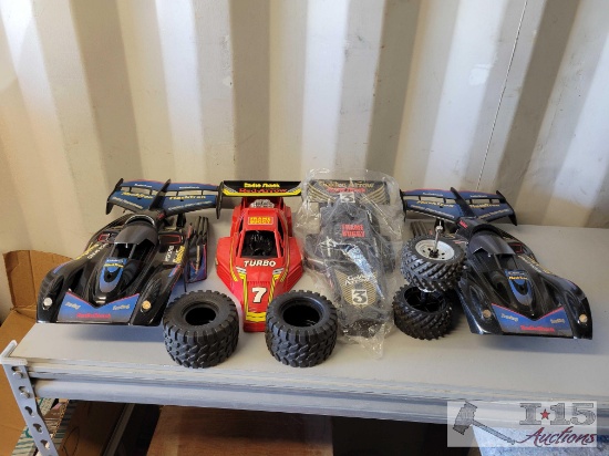 Vintage RC Car Bodies and Wheels