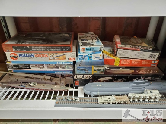 Military Modle Kits, Modle Ships and Train