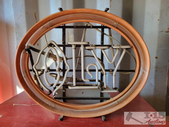 Vintage "OLY" Neon Light
