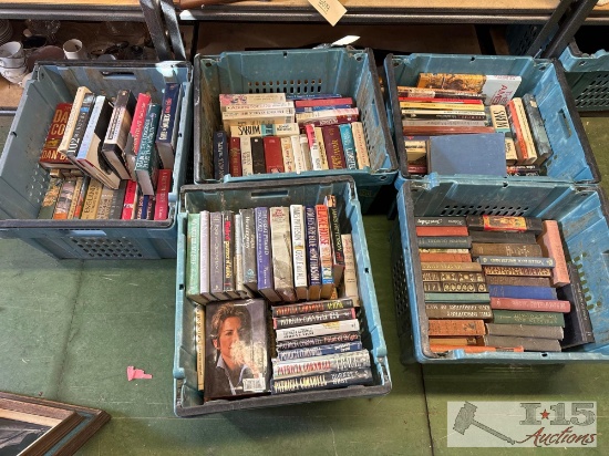 5 Totes of Books