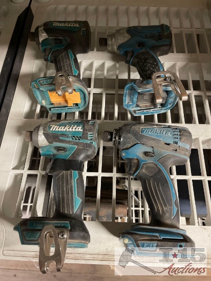 (4) Makita Impact Drivers