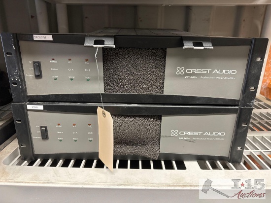2 Crest Audio Professional Power Amplifier