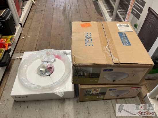 NEW!!! (3) Flushmount Lighting Fixtures