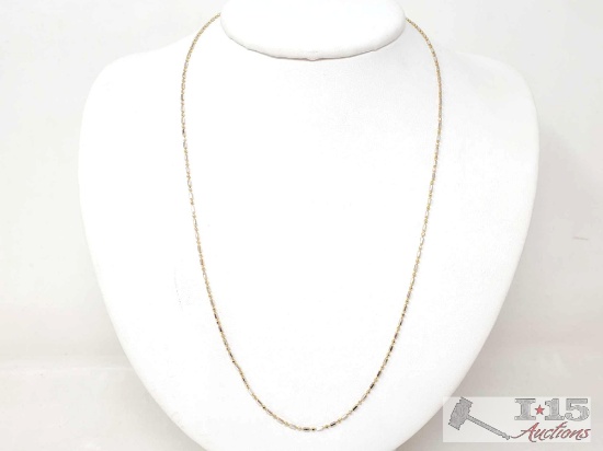 14k Gold Necklace, 4g