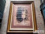 Framed Portrait Artwork Piece