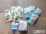 NEW!!! 8 Packs of 3 Schick Razors, 7 Equate Vapor Inhalers