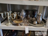Candle Holders, Tea Pots, Trays & Pitcher