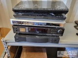 2 Blu-ray Players, 2 DVD Players, and Cable Box