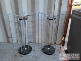 2 CD/DVD Rotating Racks