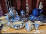 Blue and White Dishes