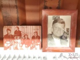 John F. Kennedy Framed Photo and Monkee Club Letter