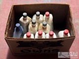 9 Bottles of Castrol Oil and 1 Bottle of Valvoline Transmission Fluid