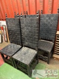 5 Gothic Throne Chairs