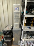 4 Tier Organizer and Metal Cabinet
