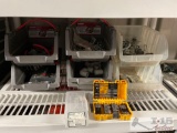 (7) Stackable Click Bins & Parts
