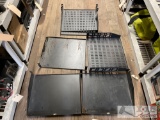 (6) Metal Shelves