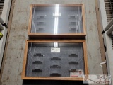 (2) Autographed Display Case