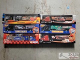 (6) Model Nascar Trailer Rigs
