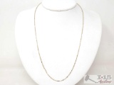 14k Gold Necklace, 4g