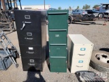 (3) Filing Cabinets