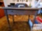 Vintage Desk with Glass Top