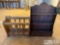 Wooden Magazine Rack and Shelf