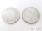 2 1923 Silver Peace Dollars
