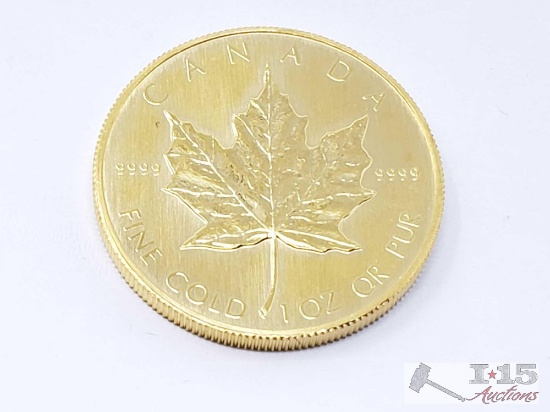 1 Oz Canadian Maple Leaf .9999 1984 Gold Coin