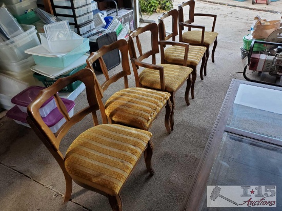5 Wooden Chairs