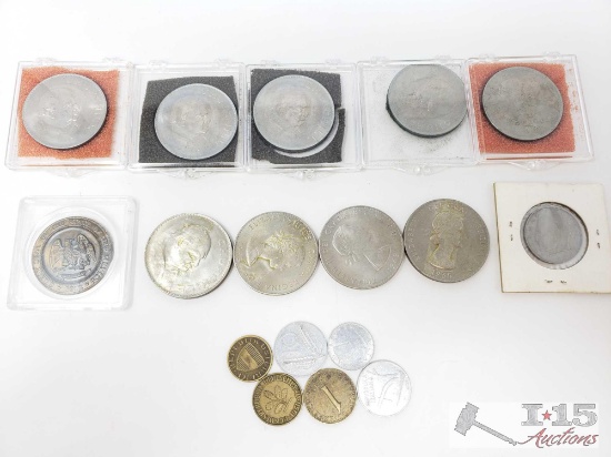 9 Crown Winston Churchill Commemorative Coins And More