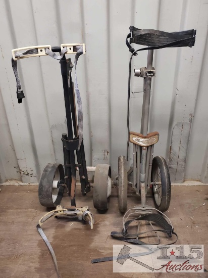 2 Vintage Golf Caddy's