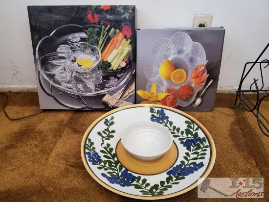 3 Serving Platters