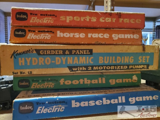 Tudor Electric Games and Kenners Hydro-Dynamic Building Set