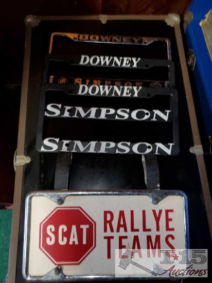 4 License Plate Frames