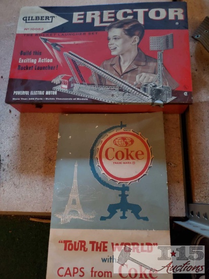 "Tour the World" Caps from Coke and Gilbert Erector 10052