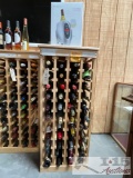 Collection of Sealed Bottles on Rack