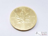1 Oz Canadian Maple Leaf .9999 Gold Coin