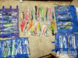Approx 45 Lures with Bags/Cases