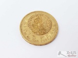 1917 20 Pesos .900 Gold Coin, 16.6g