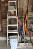6FT Ladder, Brooms, and More